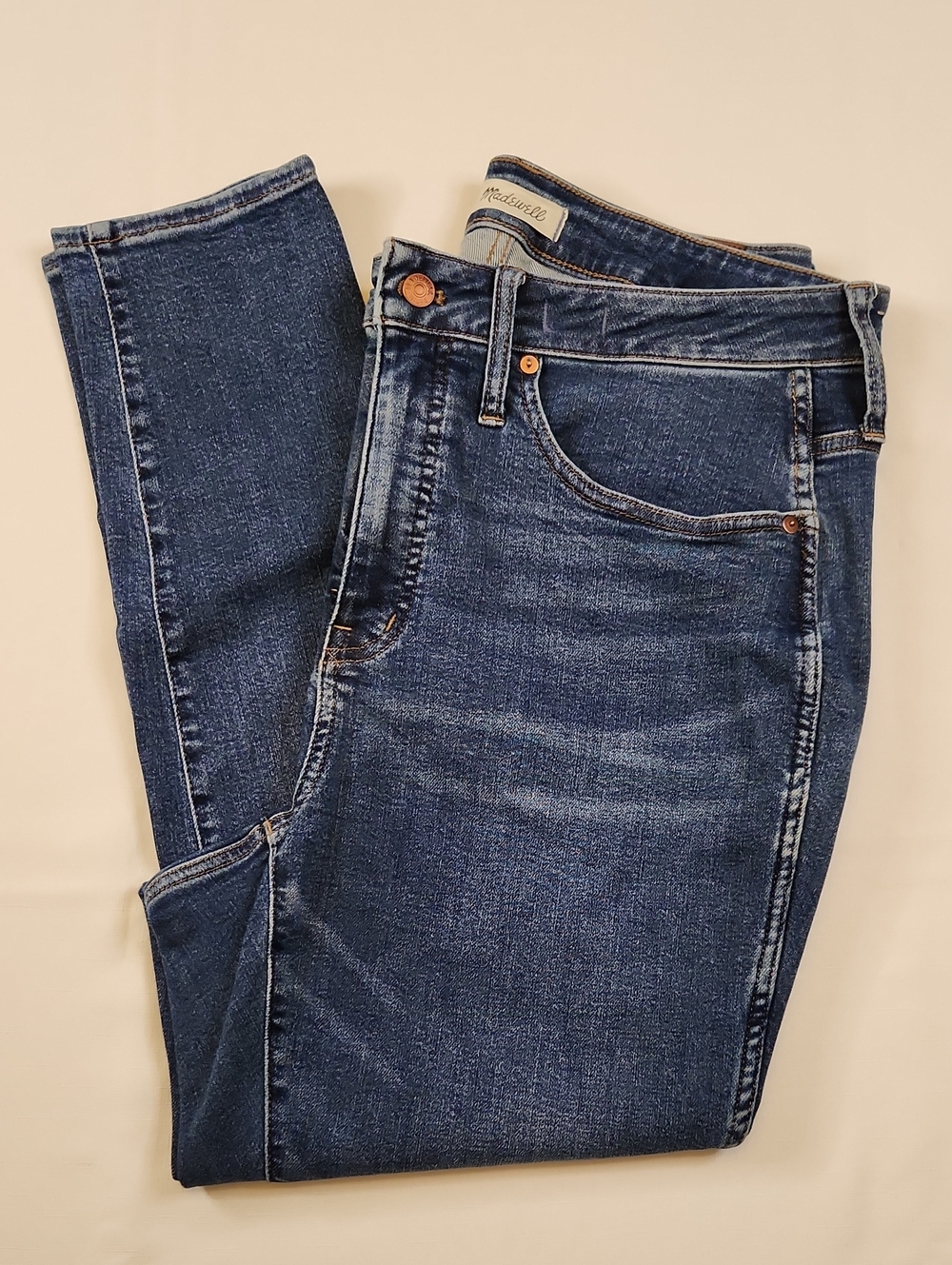 Madewell Plus Curvy High-Rise Skinny Jeans Wendover Wash NA669